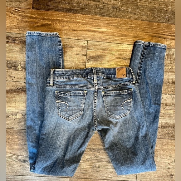 American Eagle woman’s stretch jeans skinny size 0 - Picture 4 of 5